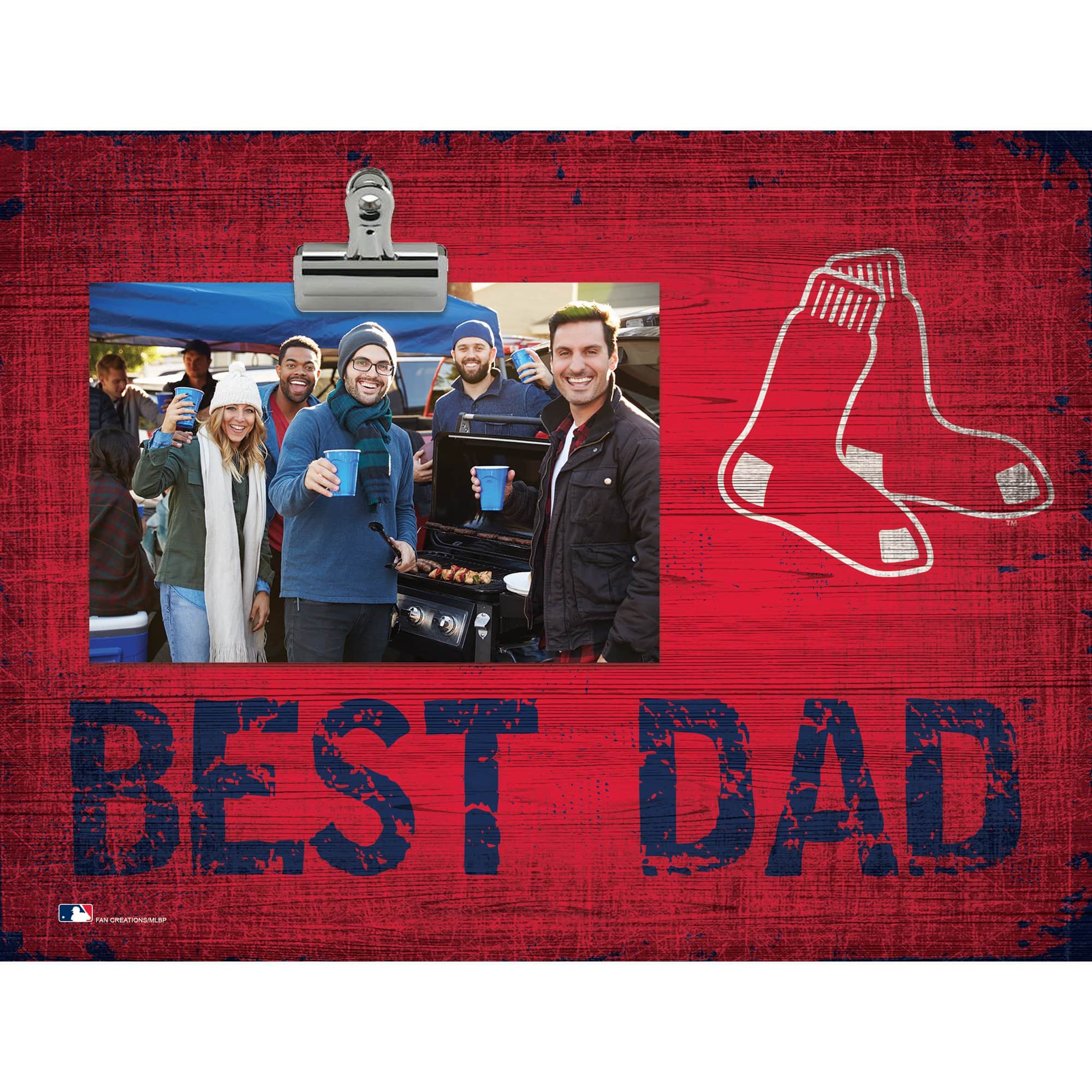 Fan Creations - 8'' x 10.5'' Best Dad Clip Frame - Multicolor