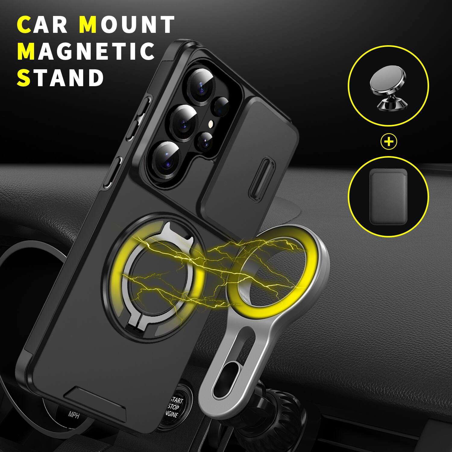 CAR MOUNT MAGNETIC STAND

MPH START STOP ENGINE