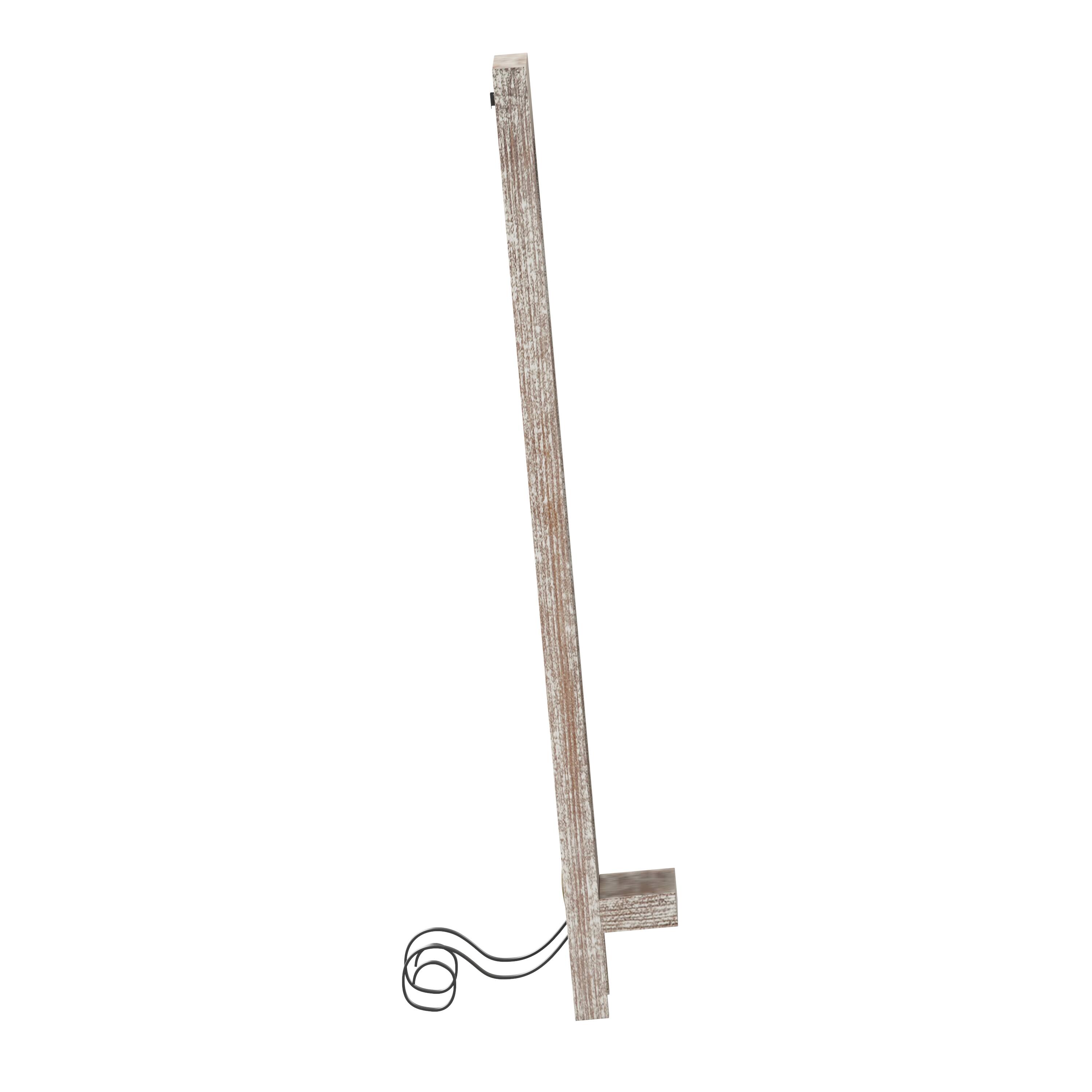 Alt View 9. Emma + Oliver - Burke Rustic Vintage Tabletop or Wall Hanging Chalkboard with Magnetic Surface and Folding Legs - Weathered Brown.