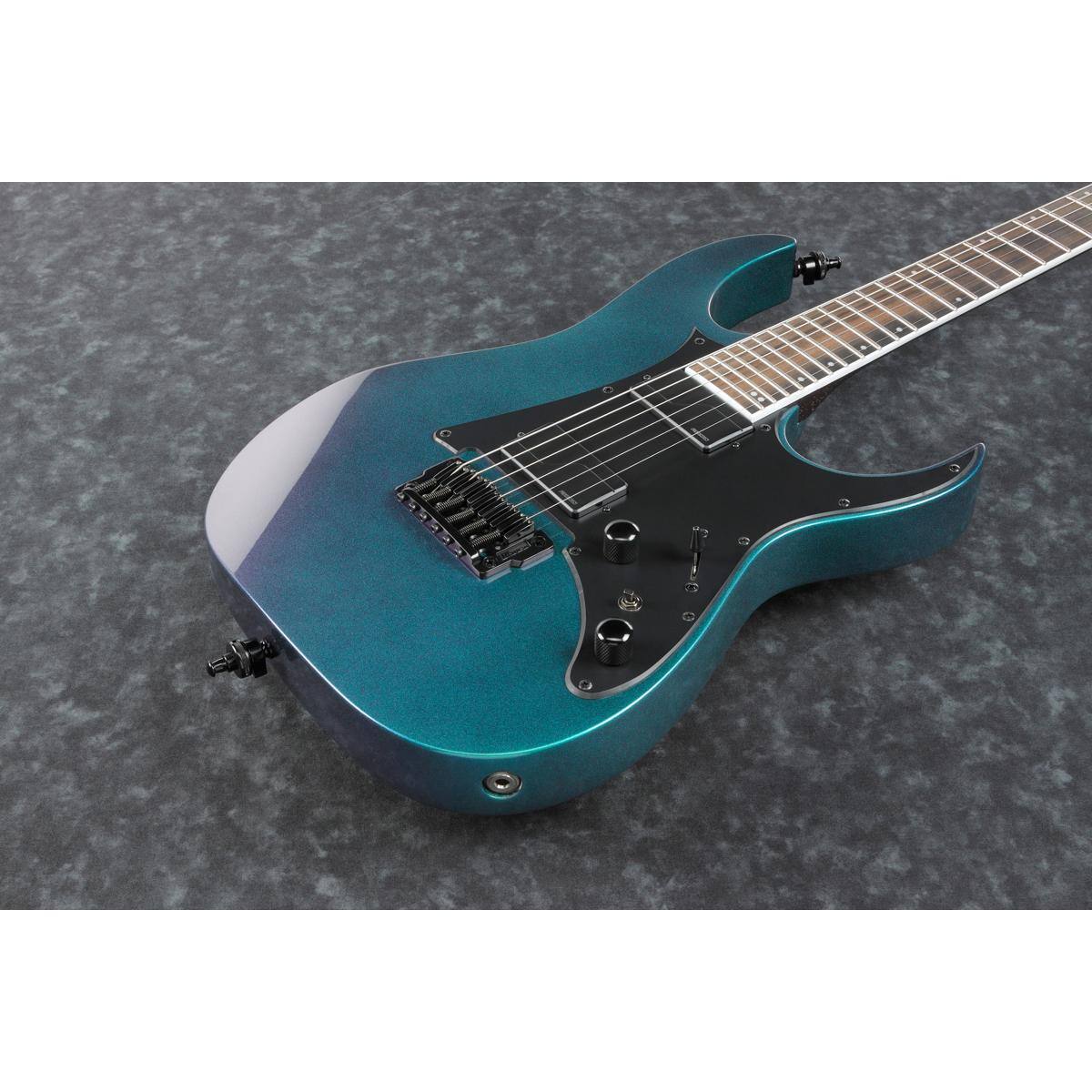 Alt View 3. Ibanez - Ibanez RG631ALF RG Axion Label Electric Guitar, Macassar Ebony Fretboard, Blue Chameleon.