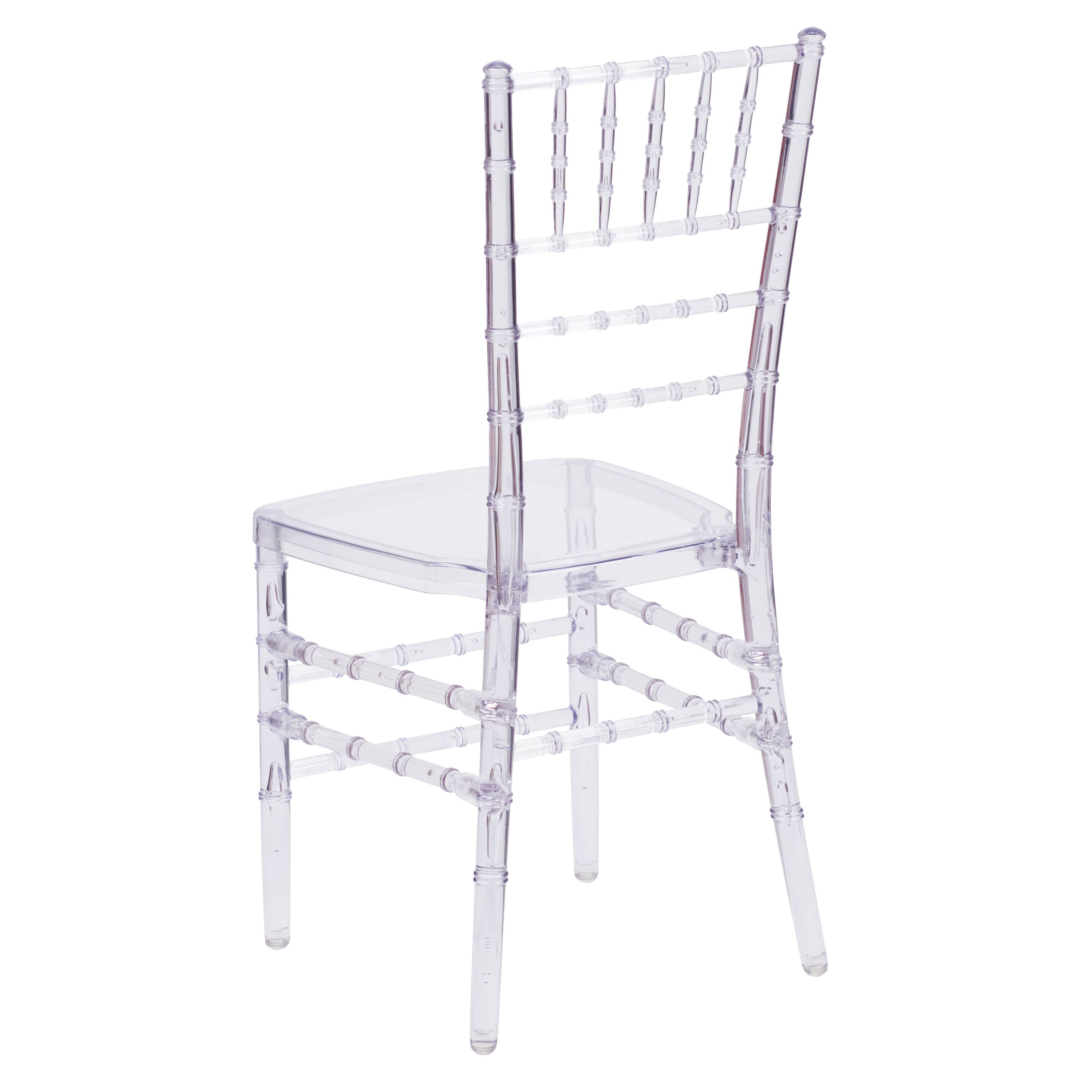 Alt View 14. Alamont Home - Flash Elegance Crystal Ice Stacking Chiavari Chair - Event Seating - Stack Chairs - Crystal Ice.