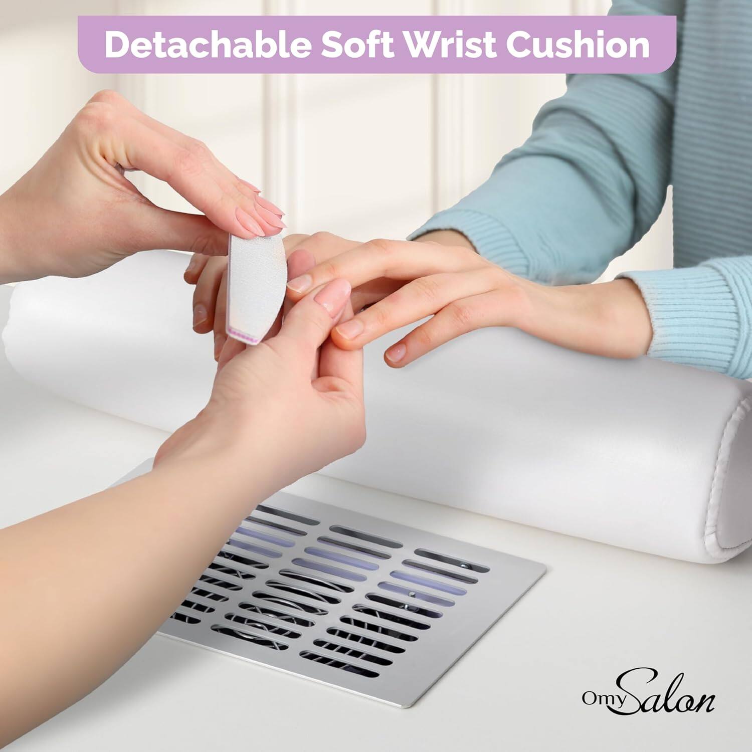 Detachable Soft Wrist Cushion  
Omy Salon