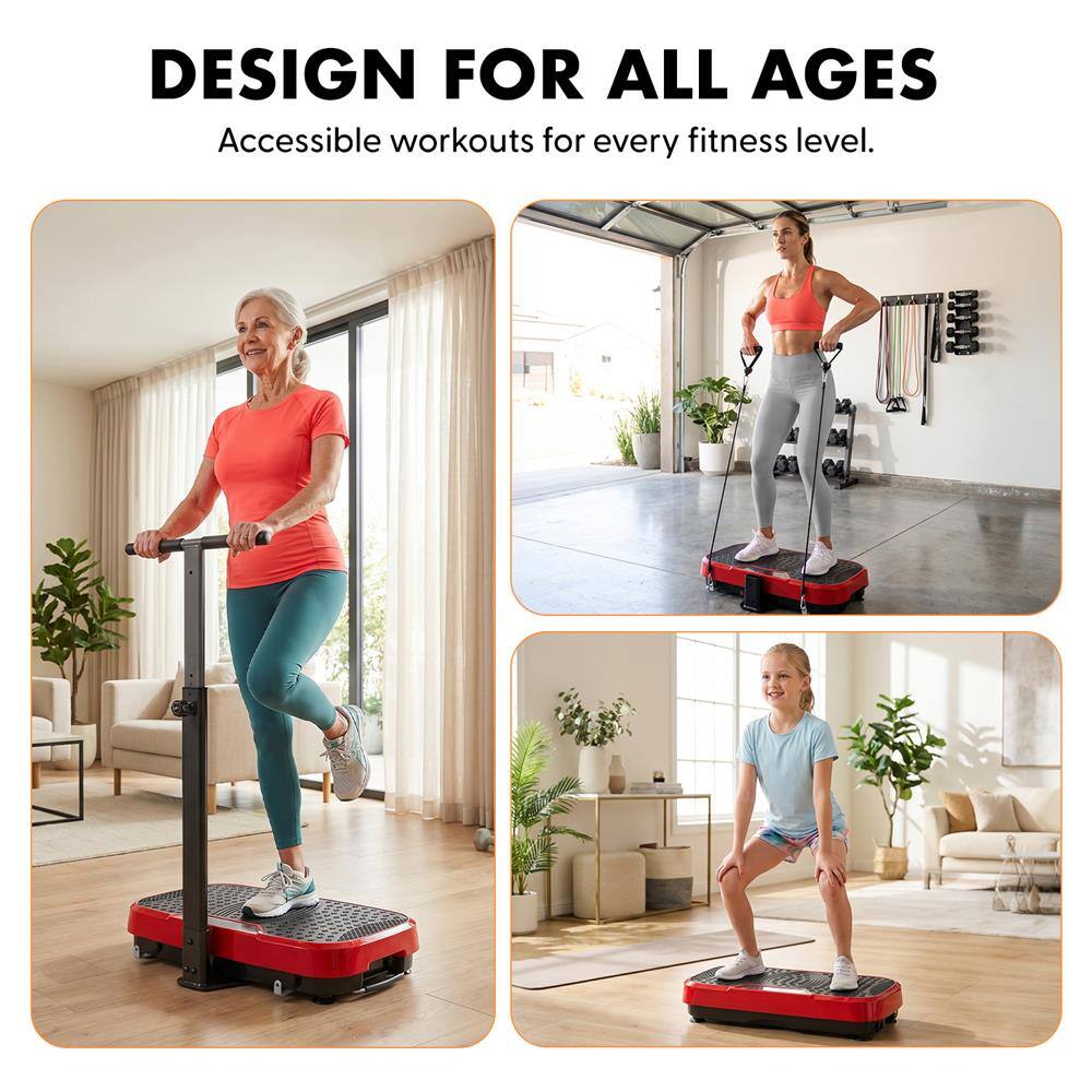DESIGN FOR ALL AGES  
Accessible workouts for every fitness level.