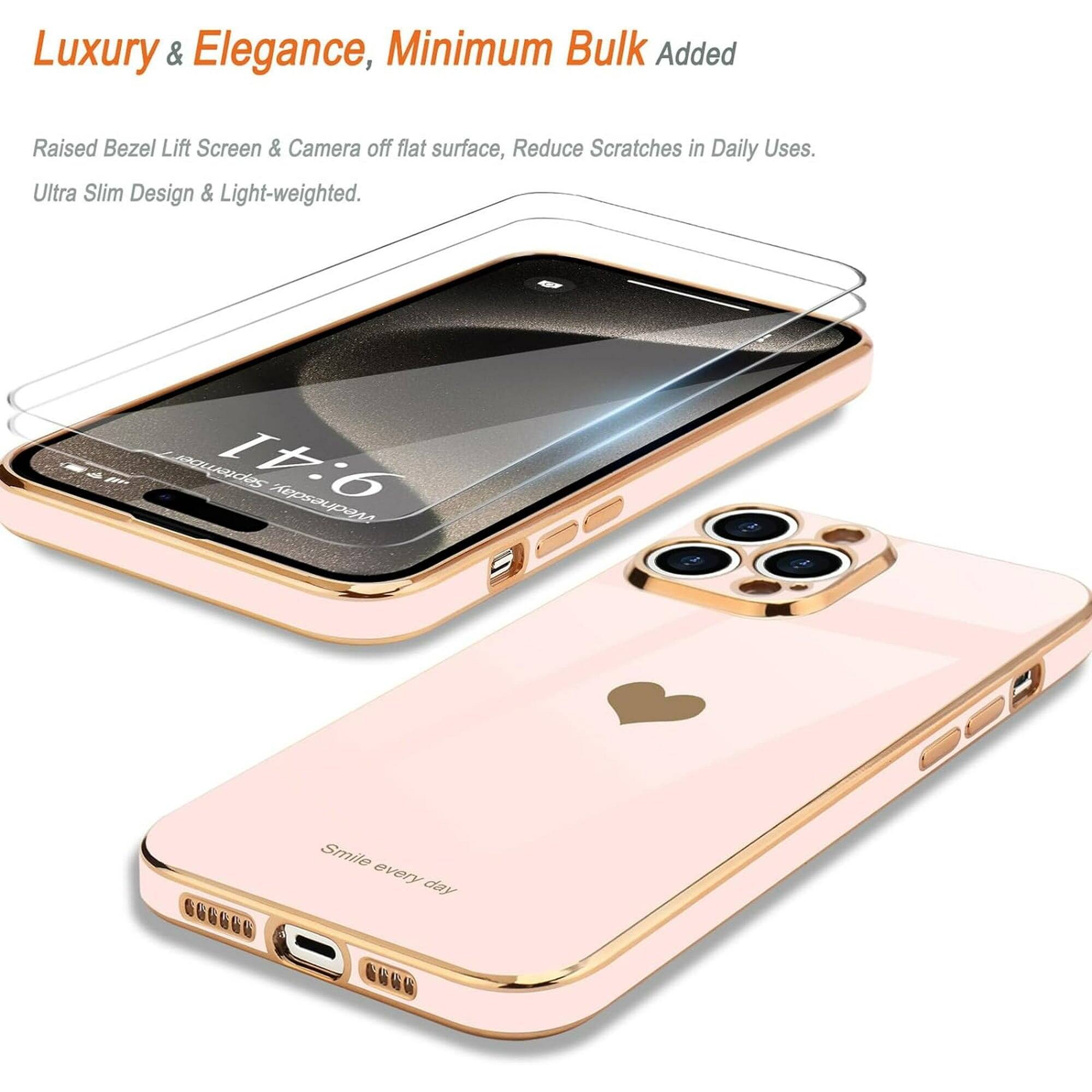 Luxury & Elegance, Minimum Bulk Added
Raised Bezel Lift Screen & Camera off flat surface, Reduce Scratches in Daily Uses.
Ultra Slim Design & Light-weighted.
Smile every day