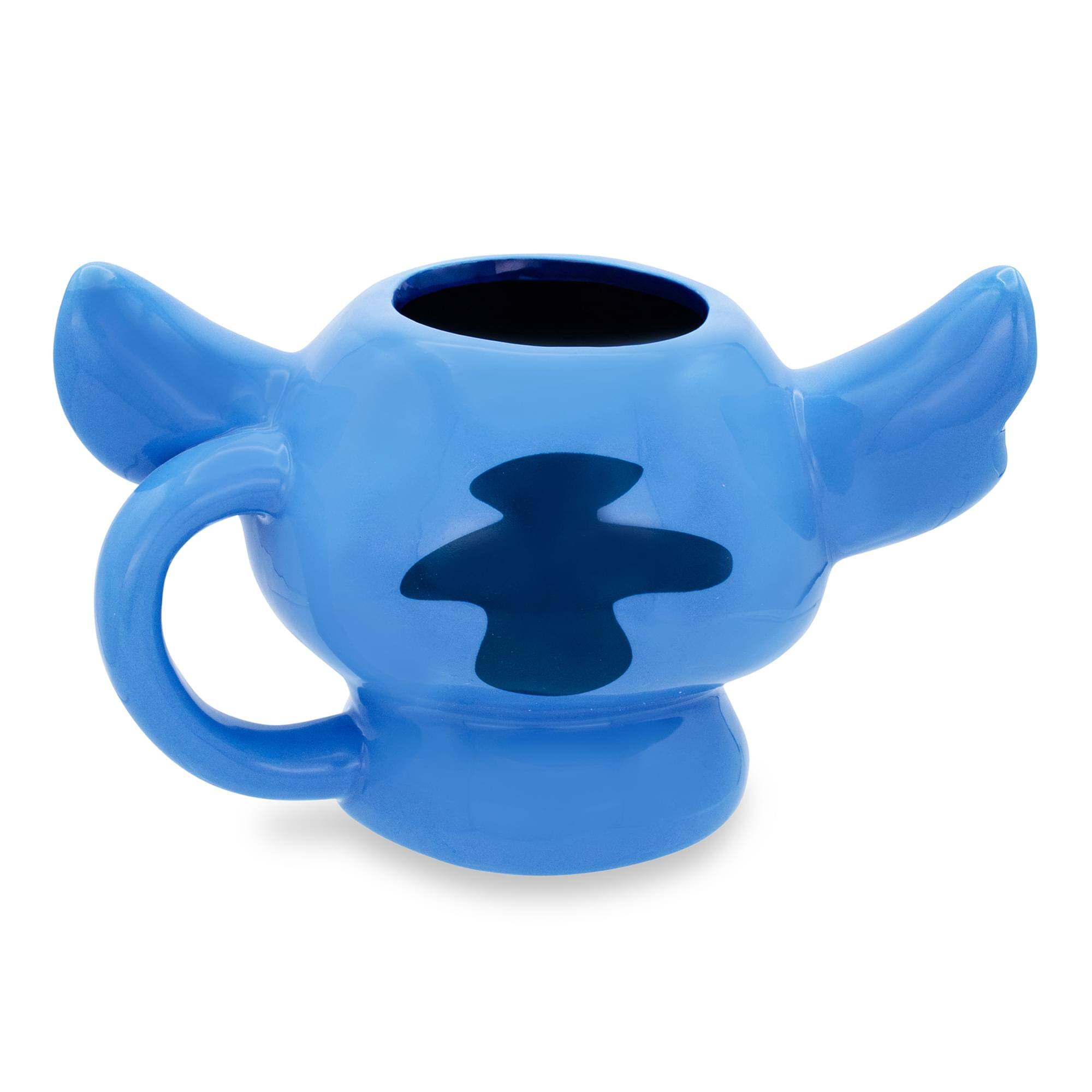 Alt View 10. Silver Buffalo - Disney Lilo & Stitch 3D Sculpted Ceramic Mug | Holds 20 Ounces - Blue.
