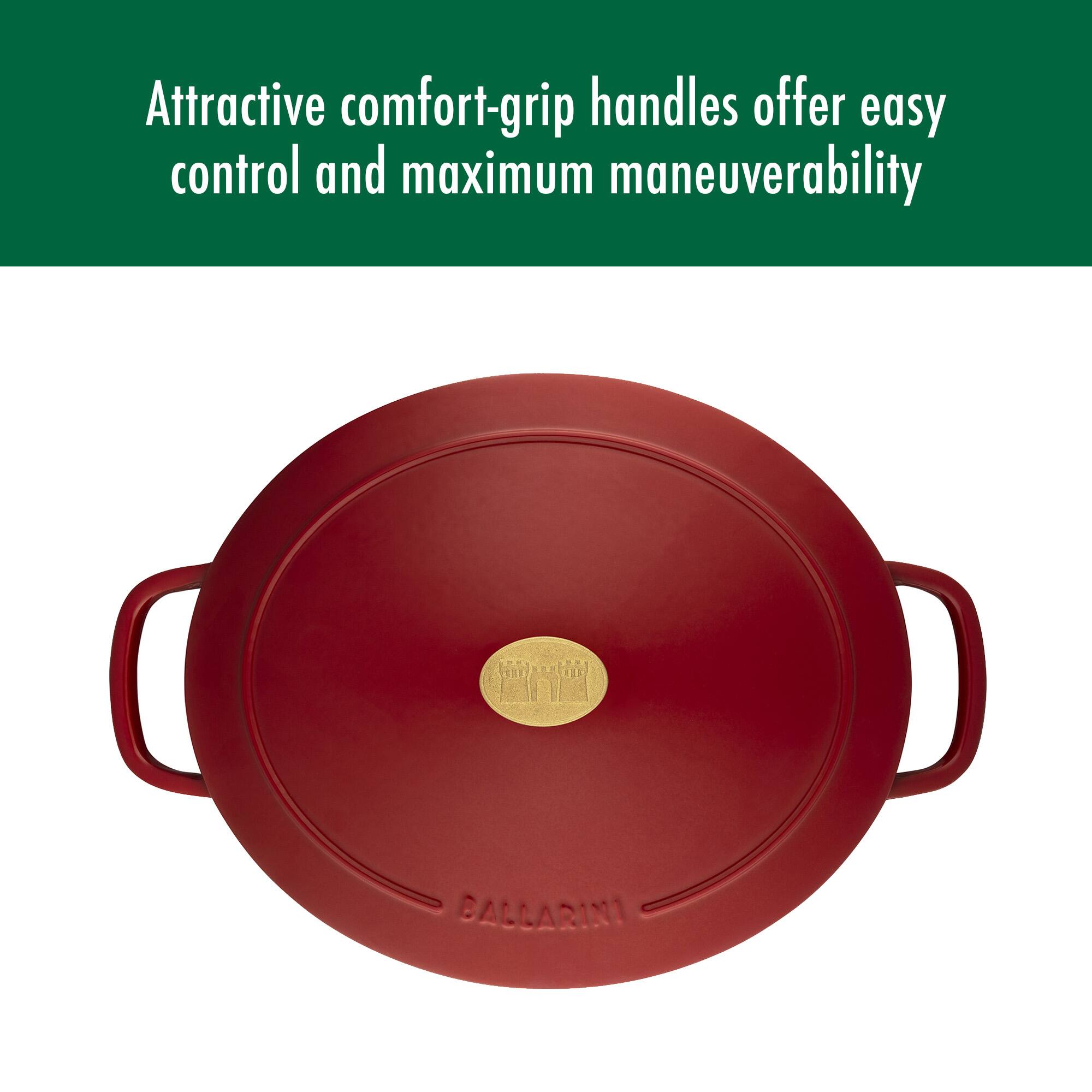 Attractive comfort-grip handles offer easy control and maximum maneuverability

BALCARINI