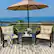 Alt View 1. Costway - 3PCS Outdoor Rattan Conversation Set Patio Garden Furniture Cushioned Sofa Chair - Beige.