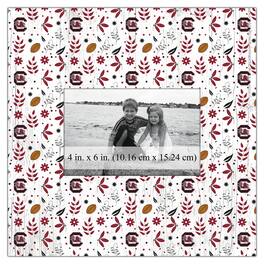 Fan Creations - South Carolina Gamecocks 10'' x 10'' Floral Pattern Frame - Multicolor