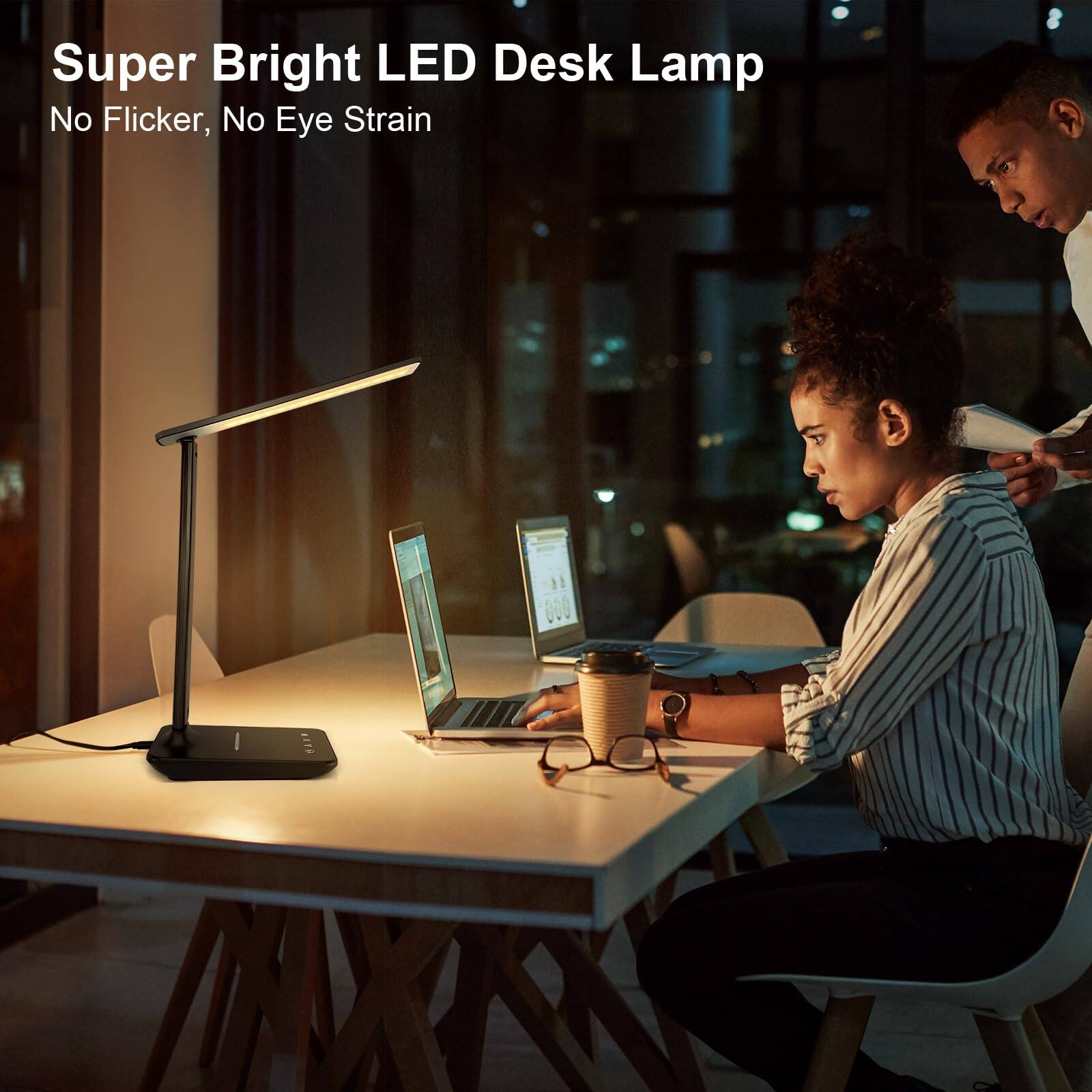 Super Bright LED Desk Lamp  
No Flicker, No Eye Strain