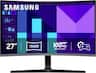 Samsung - 27" S39GD Series Curved FHD 100Hz Monitor with Built-in Speakers - Black