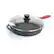 Alt View 2. MegaChef - MegaChef Pre-Seasoned 6 Piece Cast Iron Skillet Set with Lids and Red Silicone Holders - Black and Red.