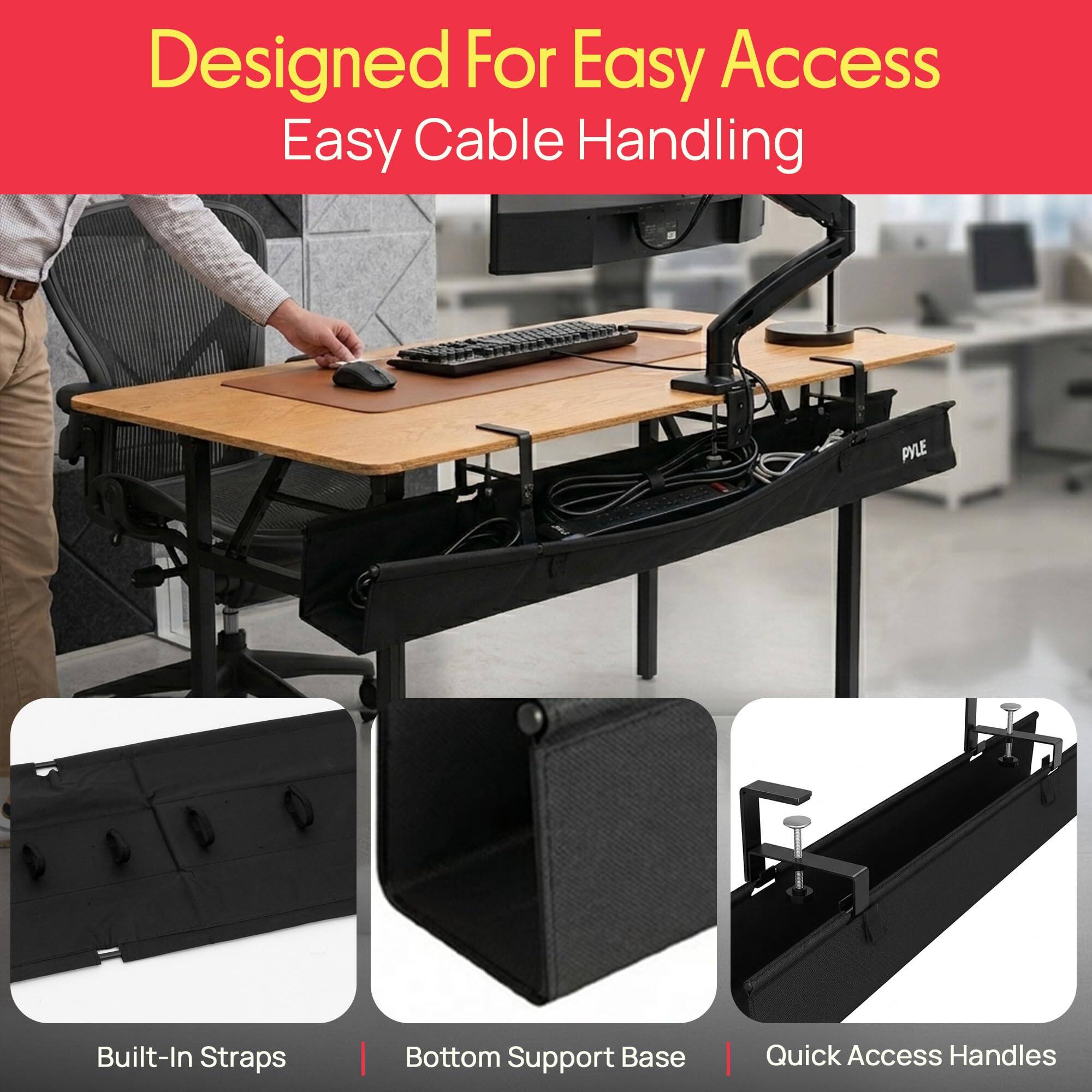 Designed For Easy Access  
Easy Cable Handling  

Built-In Straps | Bottom Support Base | Quick Access Handles