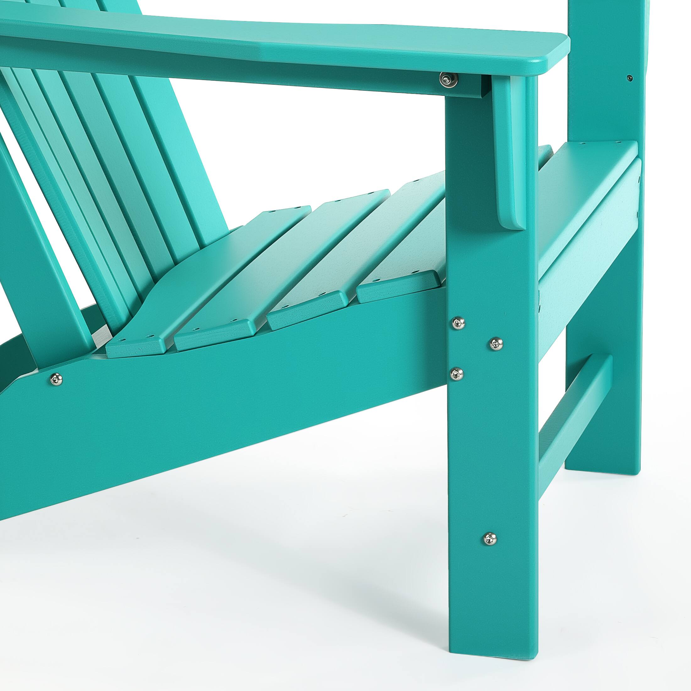 Alt View 6. WestinTrends - WestinTrends Dylan Outdoor Adirondack Chair (Set of 2) - Turquoise.