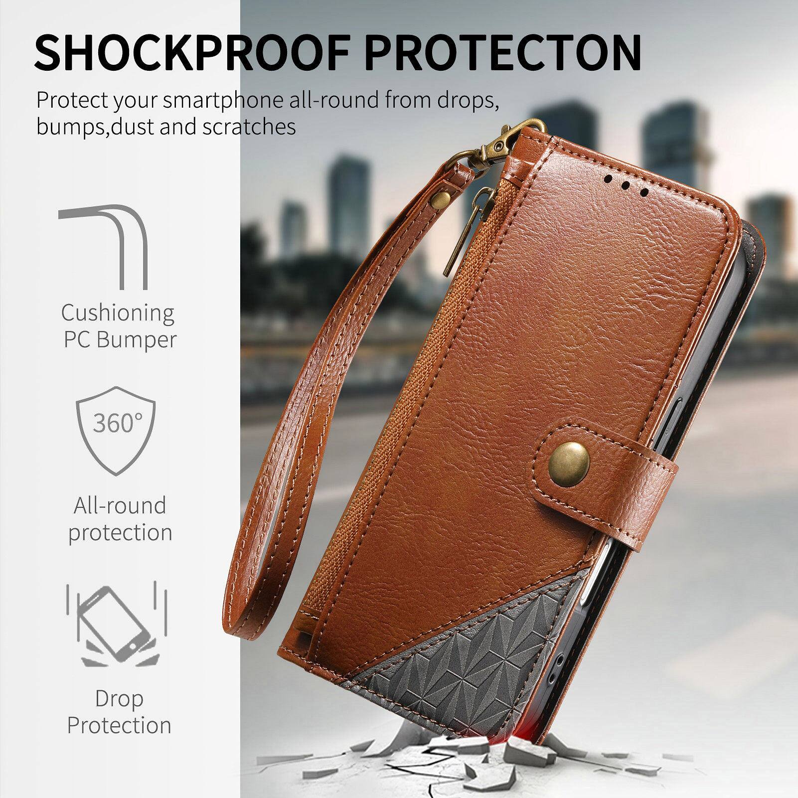 SHOCKPROOF PROTECTON  
Protect your smartphone all-round from drops, bumps, dust and scratches  
Cushioning PC Bumper  
360° All-round protection  
Drop Protection