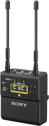 Sony - URX-P41D Dual-Channel Camera-Mount Wireless Receiver, 25UC: 536.1 to 607.8MHz