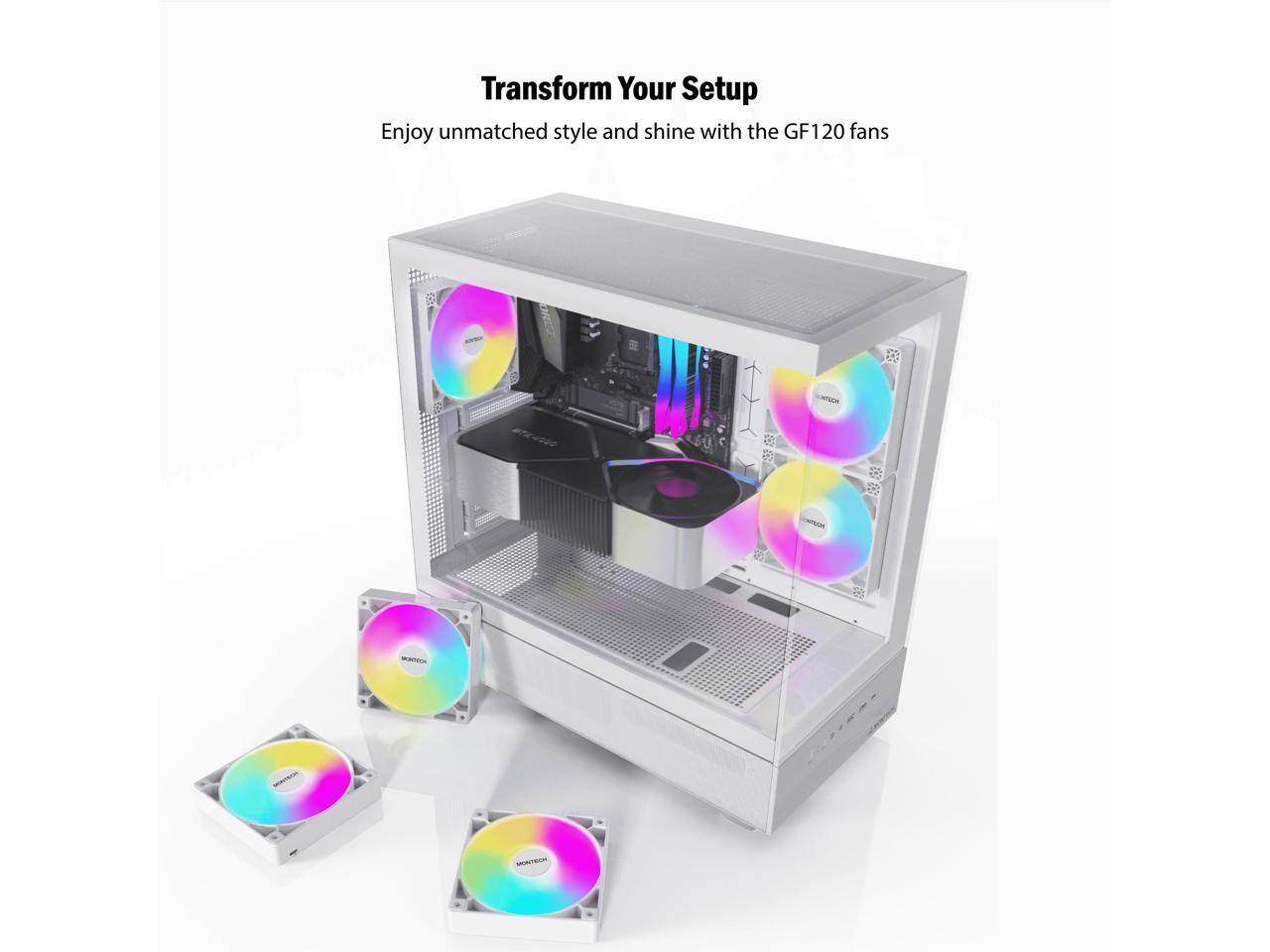 Transform Your Setup

Enjoy unmatched style and shine with the GF120 fans