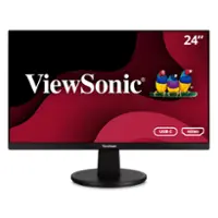 ViewSonic - VA2447-MHU 23.8" LCD FHD Monitor (DisplayPort VGA, HDMI) - Black - Front_Zoom