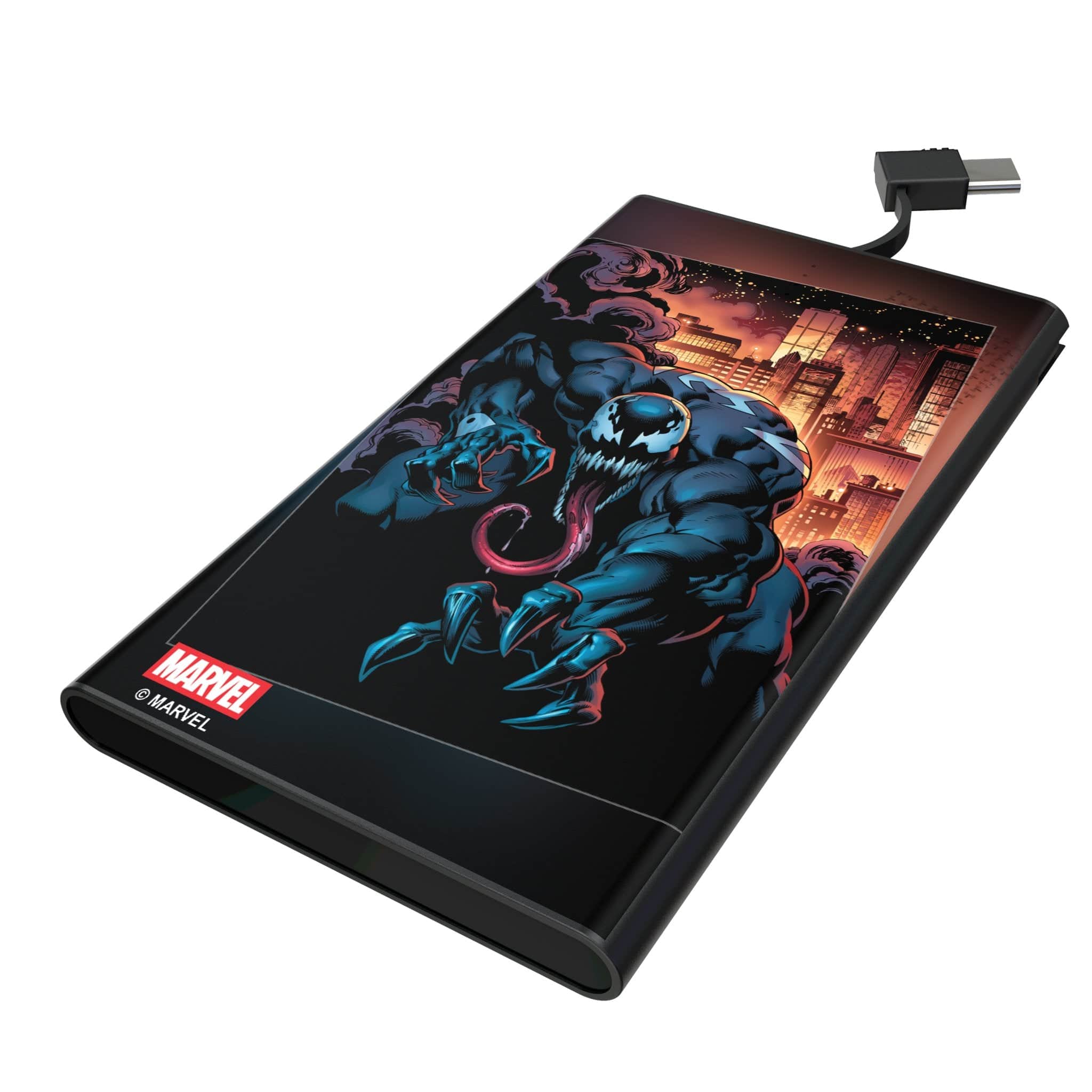 Keyscaper - Marvel Cover Art 5000mAh Flat Powerbank - Venom 1