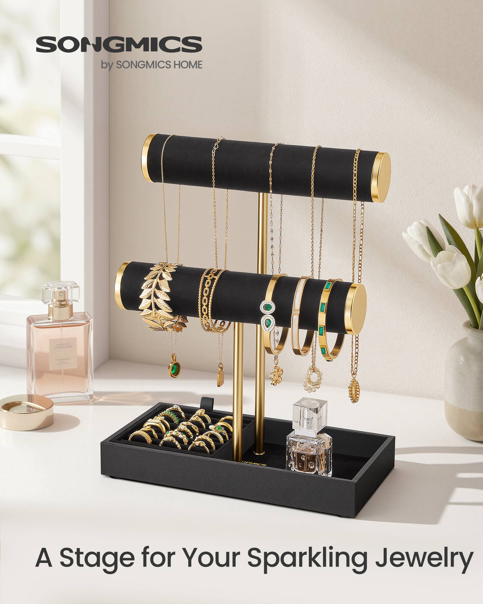 SONGMICS by SONGMICS HOME

CAFEMATOKE

A Stage for Your Sparkling Jewelry