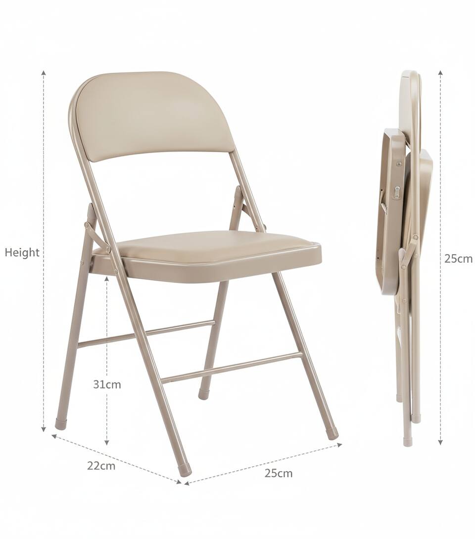 Height: 31cm  
Width: 22cm  
Depth: 25cm  
Seat Height: 25cm