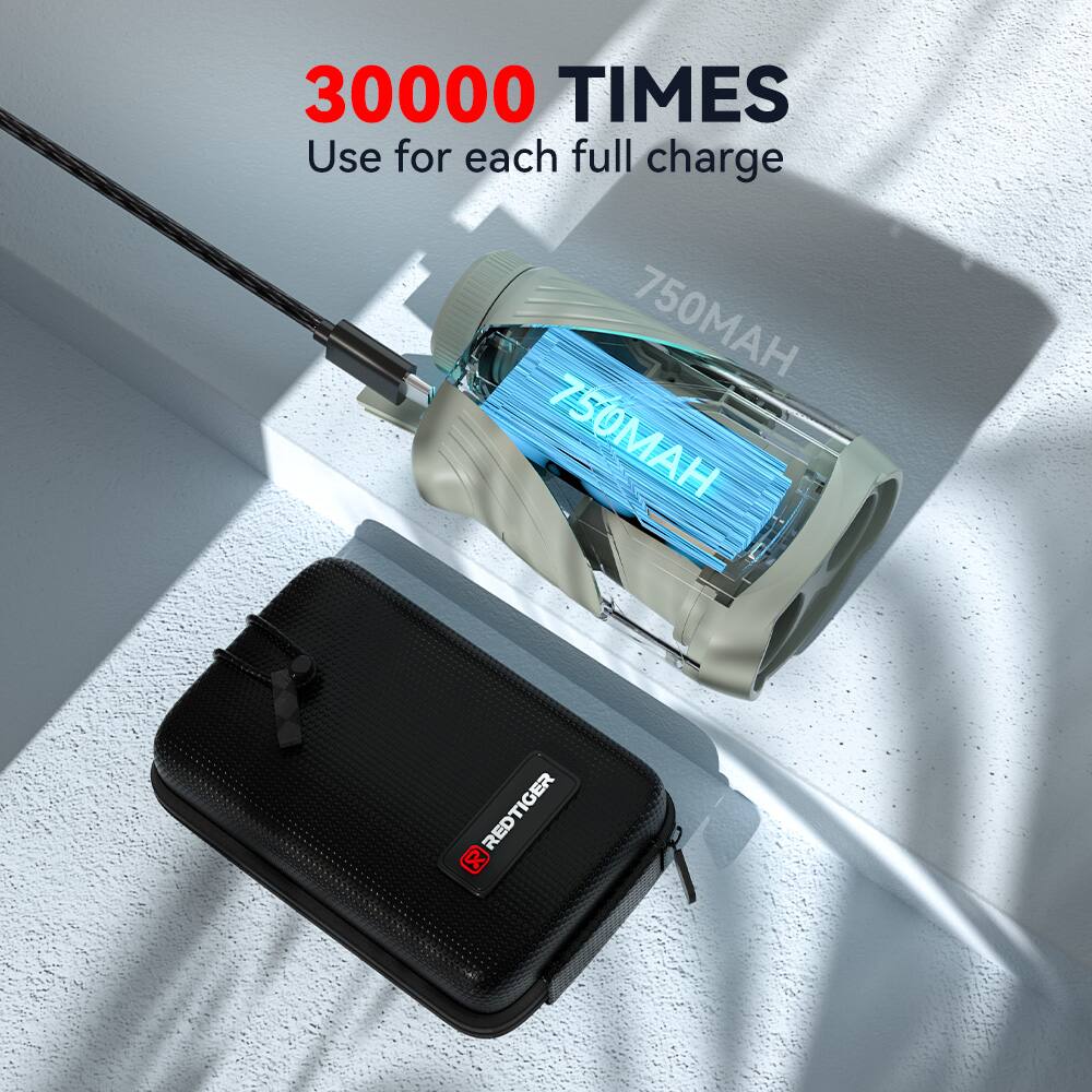 30000 TIMES  
Use for each full charge  

750MAH  

REDTIGER