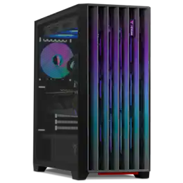 YEYIAN - Gaming PC Phoenix Mesh AMD Ryzen 7 9700X NVIDIA RTX 5070 32GB DDR5 1TB SSD - Windows 11 Home YPA-PM970XC-5701N - Black