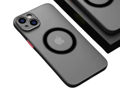 Home Collection - MagSafe Case w/ Magnetic Camera Lens Cover for iPhone 15 Pro Max – Protective Cover - Black