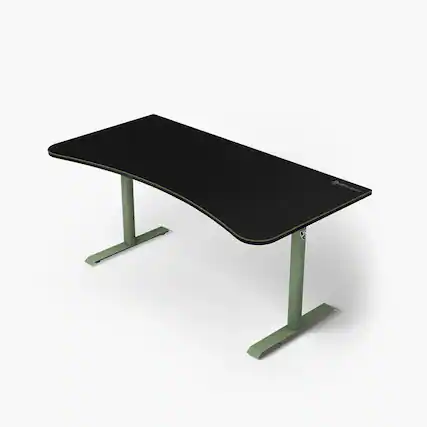 Front. Arozzi - Arena Gaming Desk - Large - Forest Green.