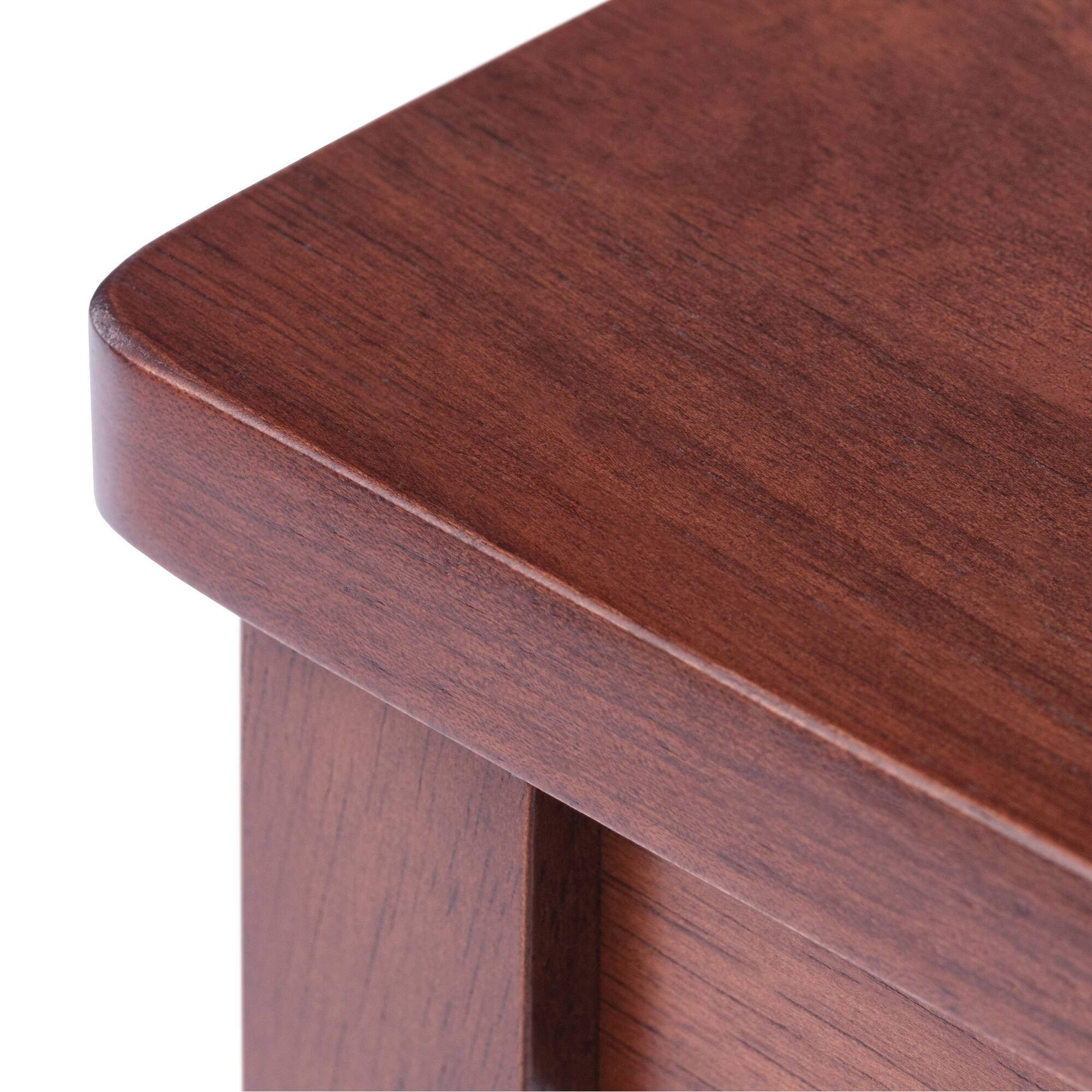 Alt View 7. Winsome Wood - Hamilton 2-Pc Ladder-back Chair Set - Walnut.