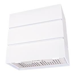 Akicon - 30 inches - Externally Vented - Wall Range Hood - White