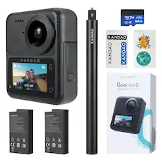KANDAO QooCam 3
KANDAO BSR 633x
64GB
5.7K/30P
360 Action Camera