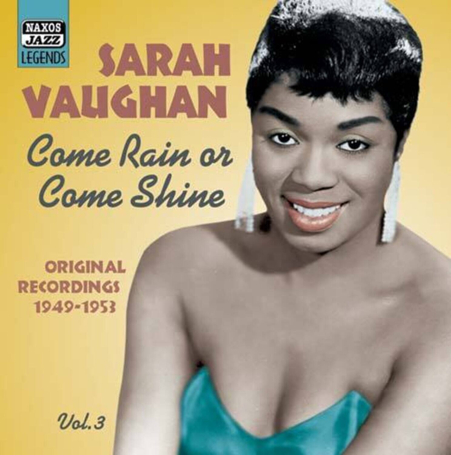 Sarah Vaughan - Vol. 3: Come Rain or Come Shine   - COMPACT DISCS [CD]