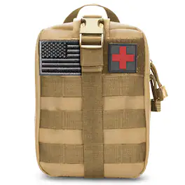 XGear Tactical - Small Tactical First Aid Bag IFAK Pouch - Khaki