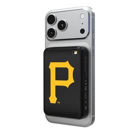 Keyscaper - Pittsburgh Pirates Wireless Magnetic Power Bank - Black