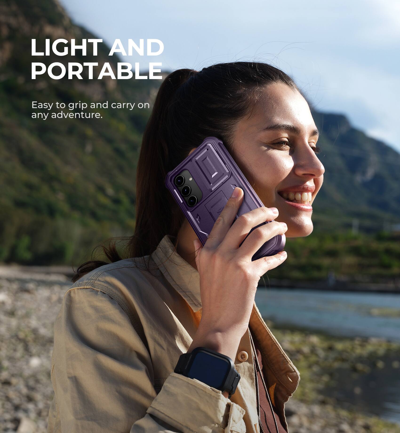 LIGHT AND PORTABLE
Easy to grip and carry on any adventure.