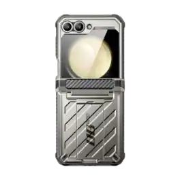 SUPCASE - Unicorn Beetle Pro Rugged Case for Samsung Galaxy Z Flip6 – Full-Body Protection with Screen Protector - Titan Gray