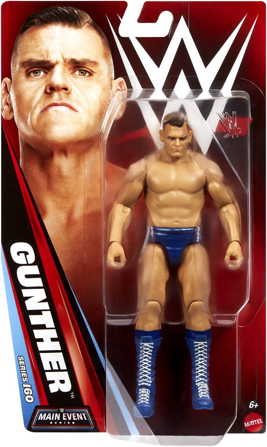 WWE GUNTHER SERIES 160 TM  
CHECK *XXX*XXX*X  
I 6+ MAIN EVENT  
MATTEL