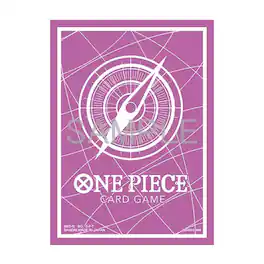 Bandai - One Piece Card Game Official Sleeves: Assortment 13 - Standard Card Game Back Purple (70-Pack)