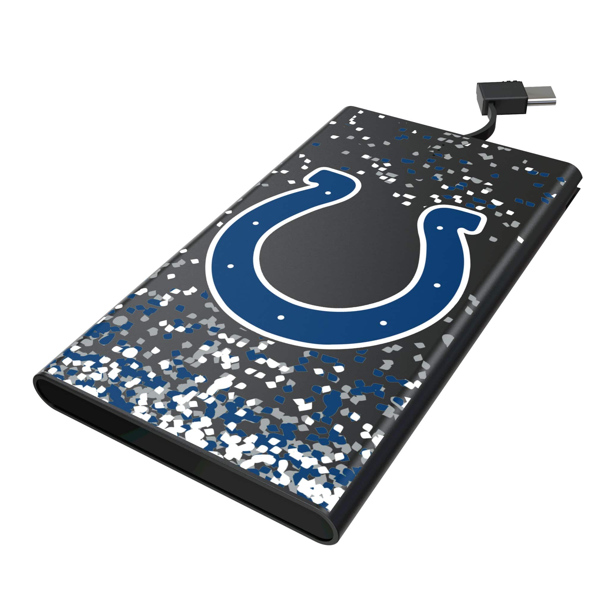 Keyscaper - Indianapolis Colts 5000mAh Flat Powerbank - Black