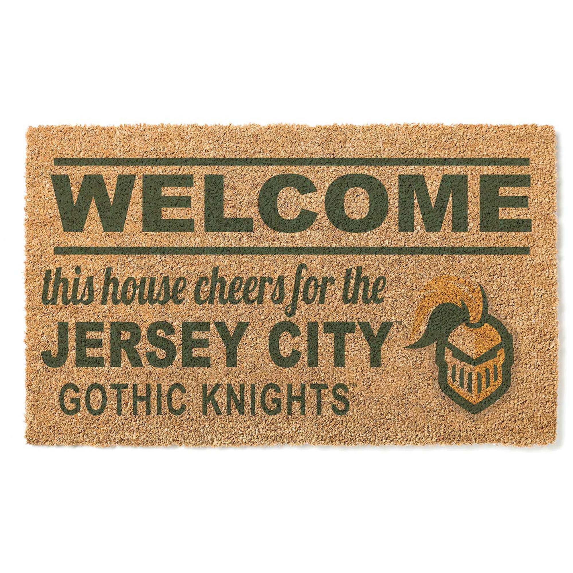 New Jersey City Gothic Knights 18" x 30" Welcome Doormat
