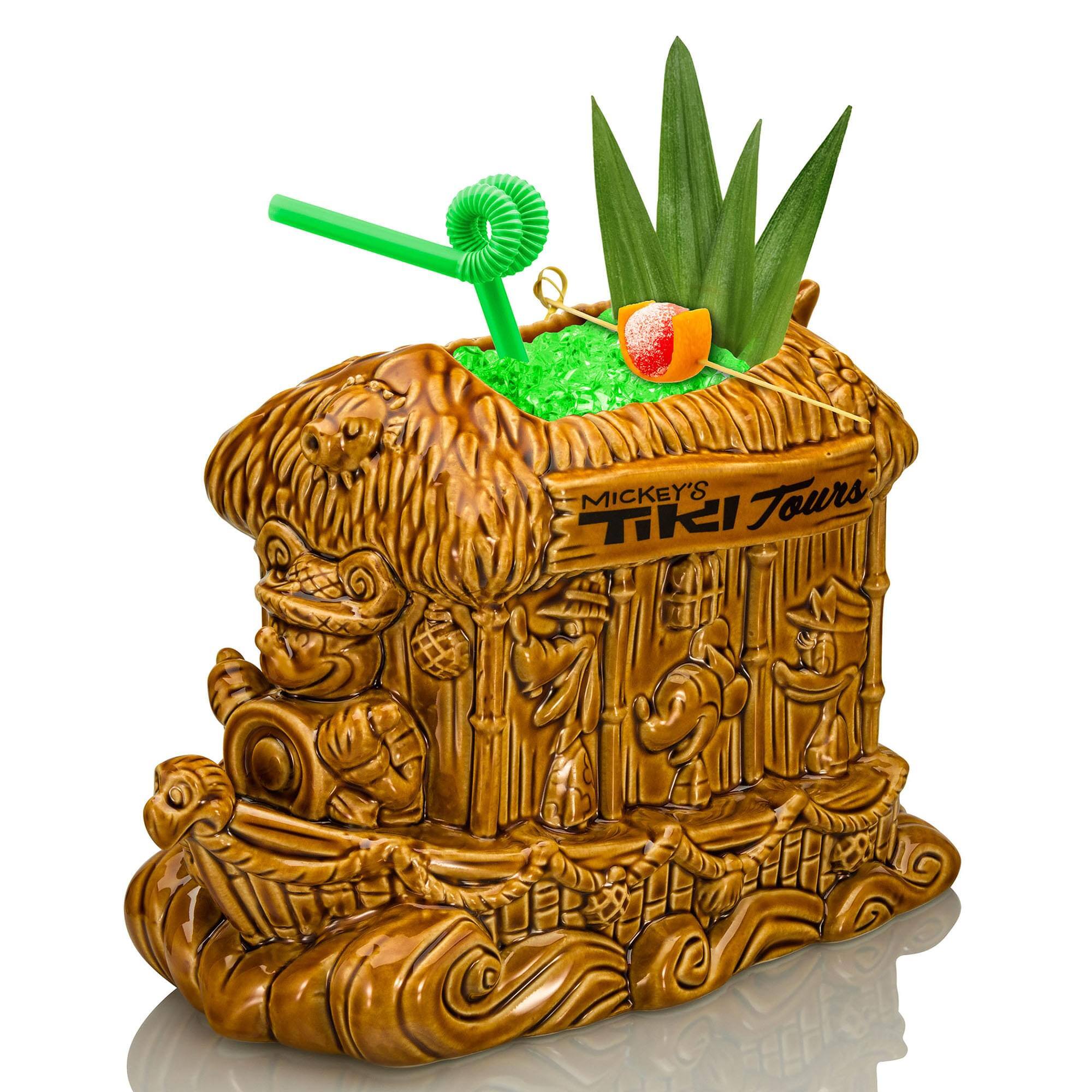 Geeki Tikis Disney Mickey Mouse's Tiki Tour Boat 50-Ounce Ceramic Mug | LE 500 - Brown price history on PriceWatchPro