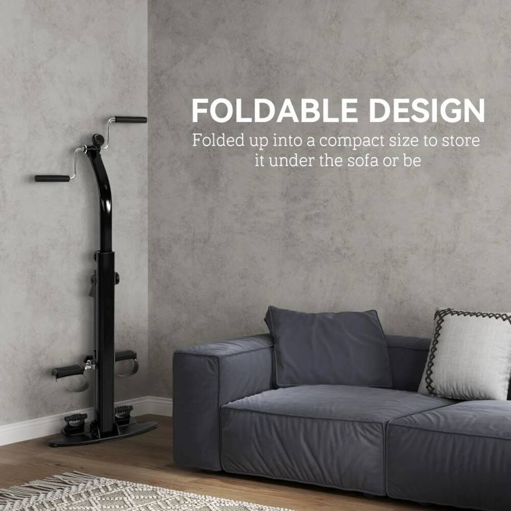 FOLDABLE DESIGN  
Folded up into a compact size to store it under the sofa or be