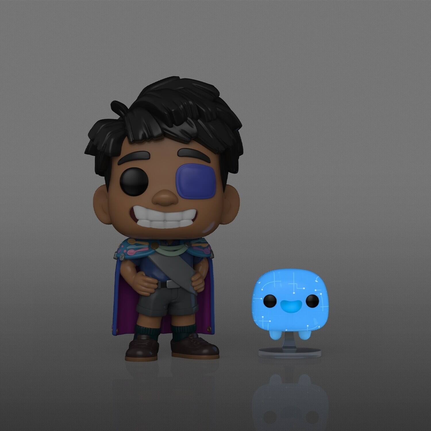Alt View 2. Funko - FUNKO POP! & Buddy: Elio with OOOOO (Glow in the Dark)   - Collectibles - Multicolor.