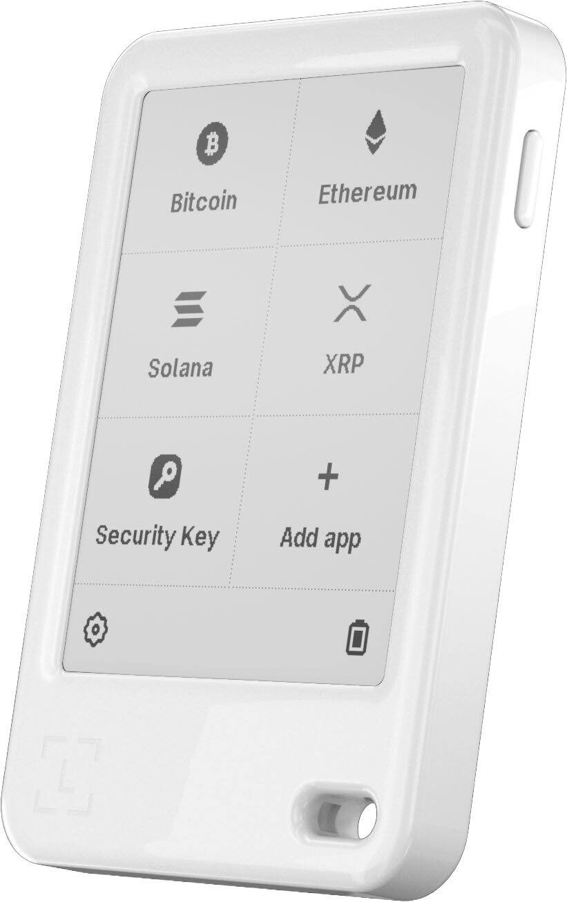 Bitcoin  
Ethereum  
Solana  
XRP  
Security Key  
Add app