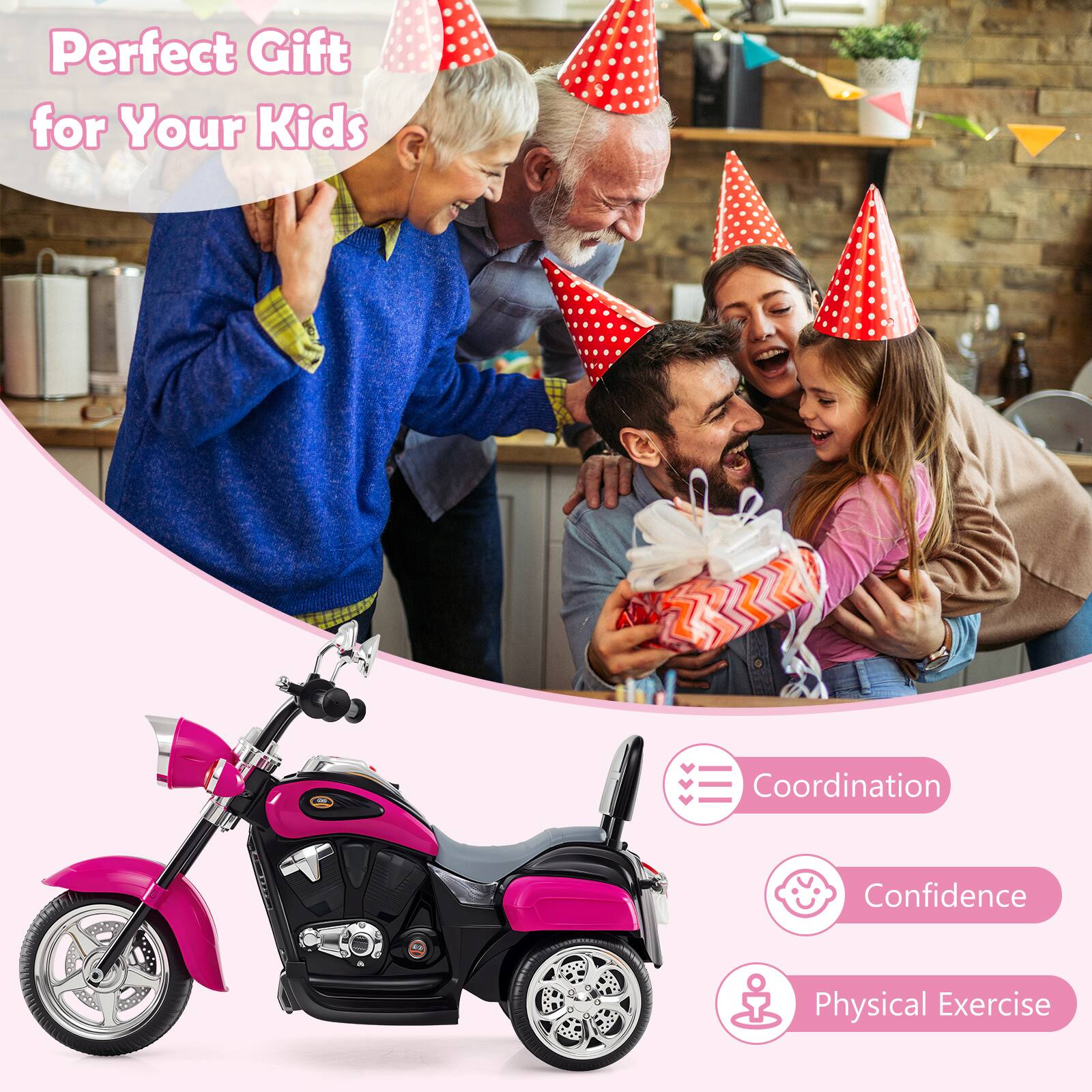 Perfect Gift for Your Kids

- Coordination
- Confidence
- Physical Exercise