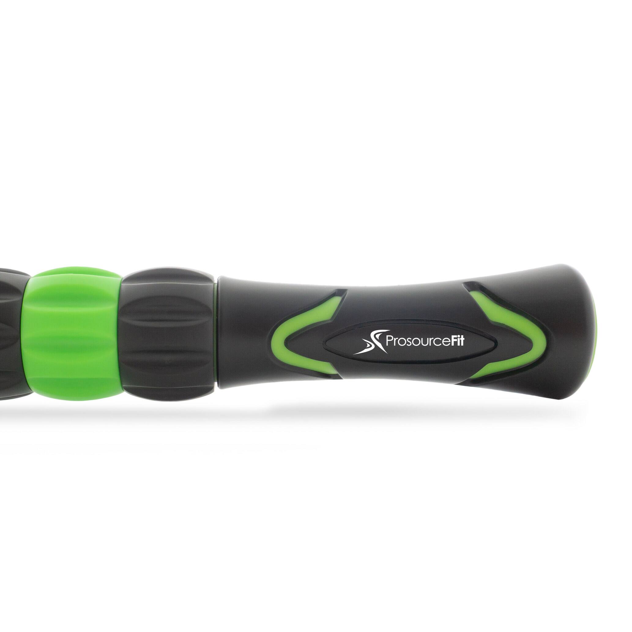 Left. ProsourceFit - ProsourceFit Massage Stick Roller - Black/Green.