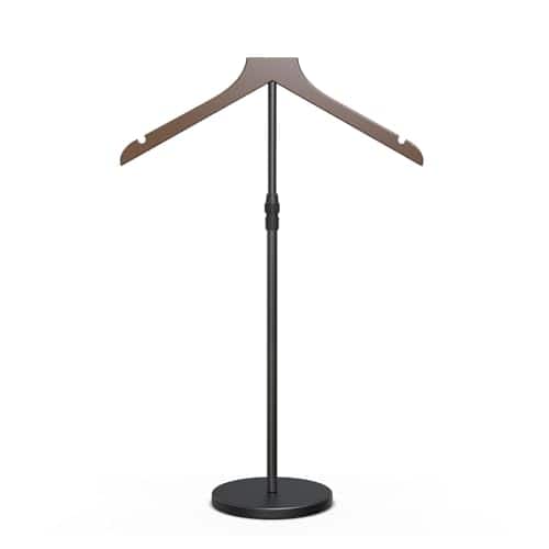Hirose Alice - Clothes Rack Clothes shirt display stand 18-ch height adjustable mannequin for vendors shop more stable - Brown-2 Pack