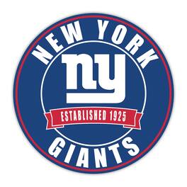 Fan Creations - New York Giants 24" Circle with Banner - Multicolor