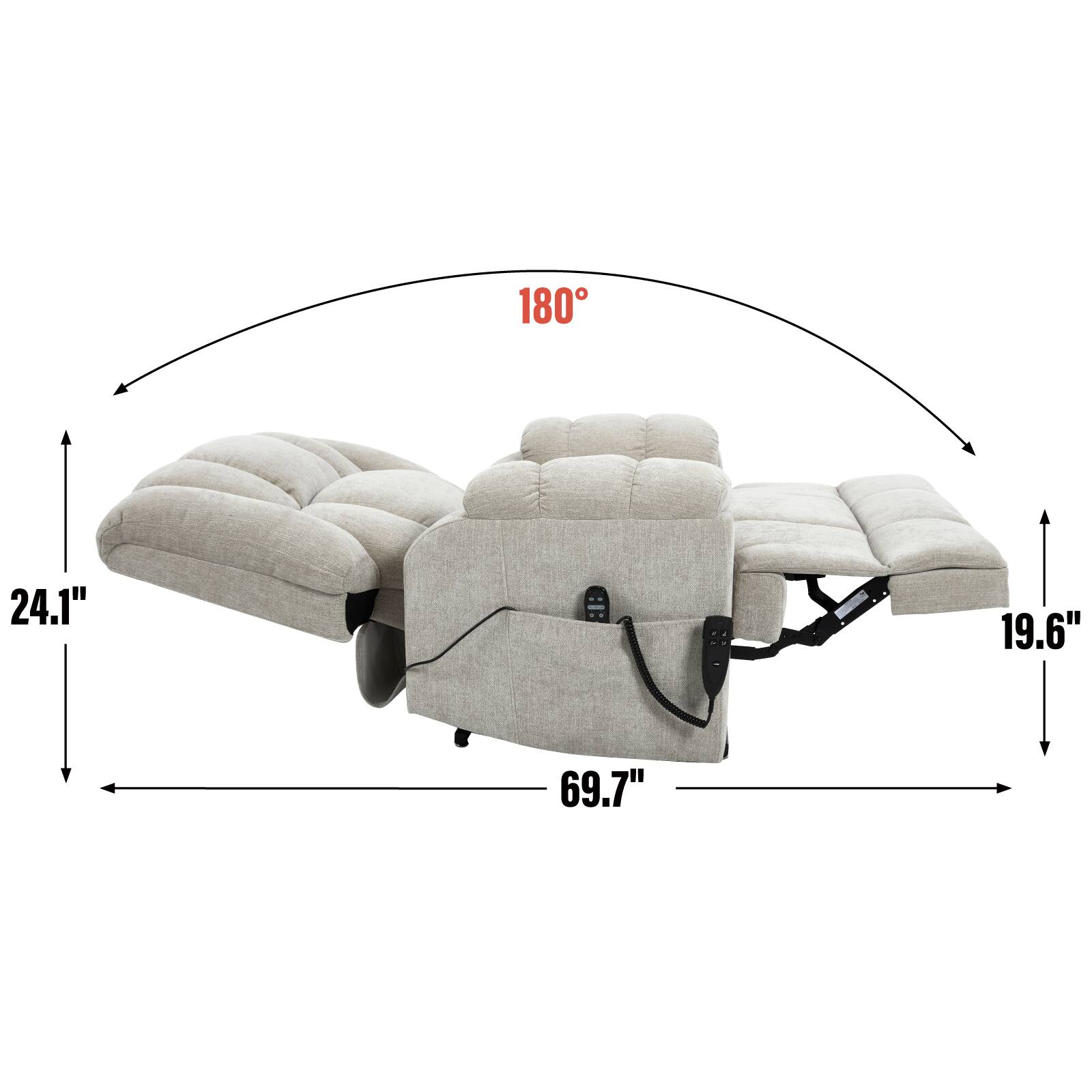 180°  
24.1"  
19.6"  
69.7"