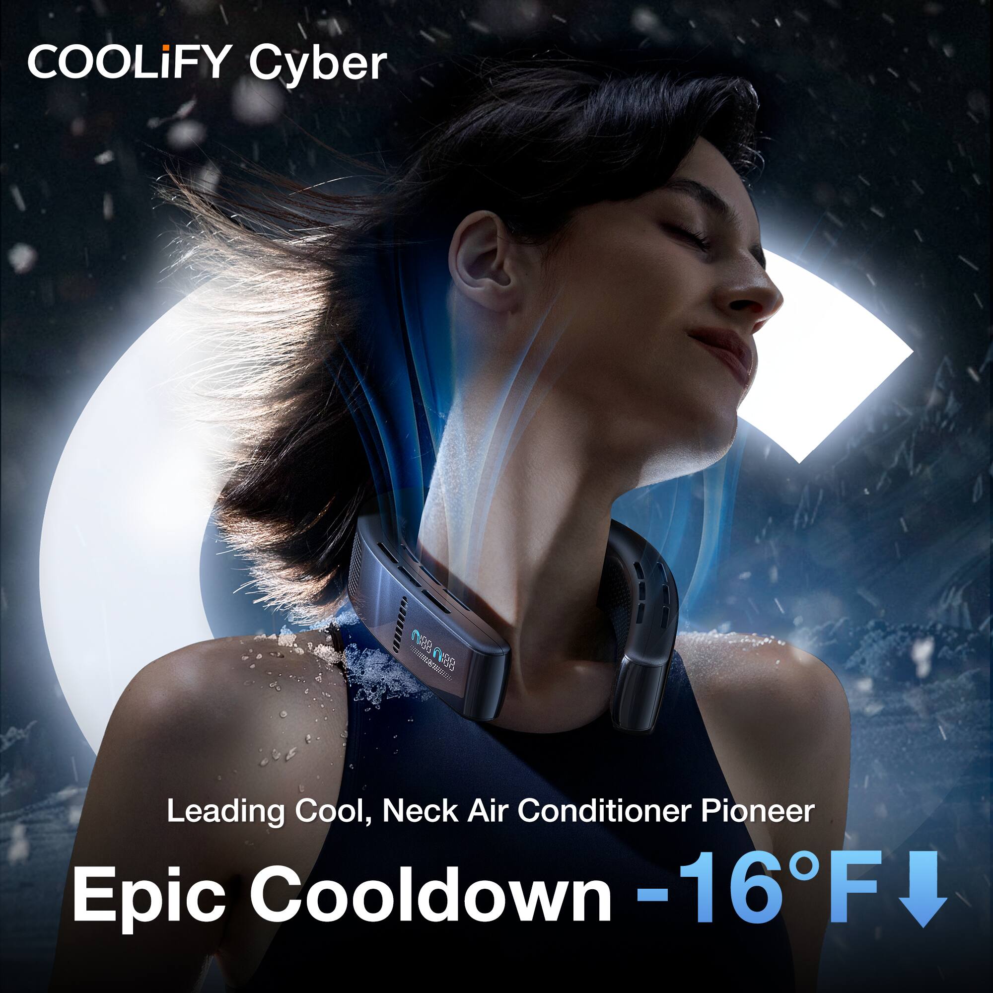 COOLiFY Cyber I n88 Leading Cool, Neck Air Conditioner Pioneer Epic Cooldown -16F